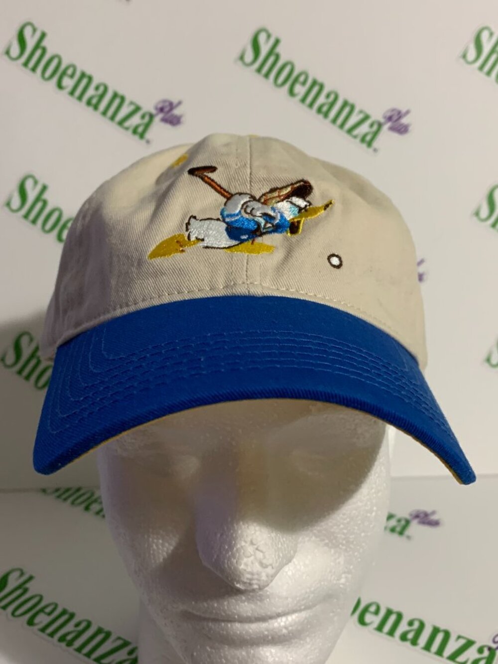 RSVLTS Hat Donald Duck Hook Golf Disney Adjustable Dad Cap 90th Anniversary OSFM
